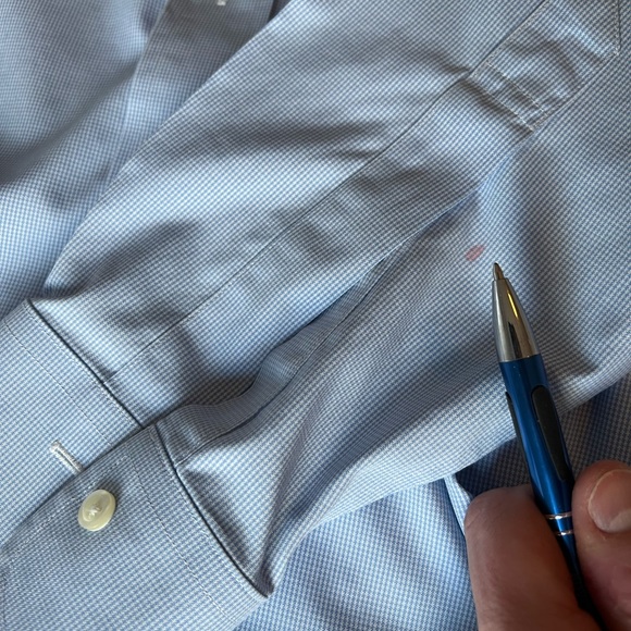 Brooks Brothers Extra Slim Fit Blue Dress Shirt 15.5-33 - Picture 3 of 4